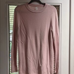 Lululemon Athletica Soft Pink Long Sleeve Sweatshirt